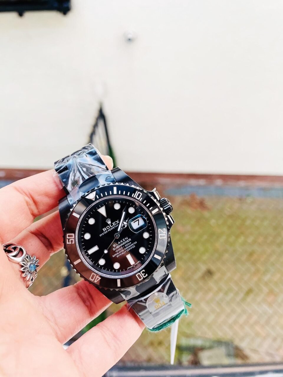 Submariner 116610 PVD Blaken All Black Ceramic 904L Steel V6F 1:1 Best Edition A2824
