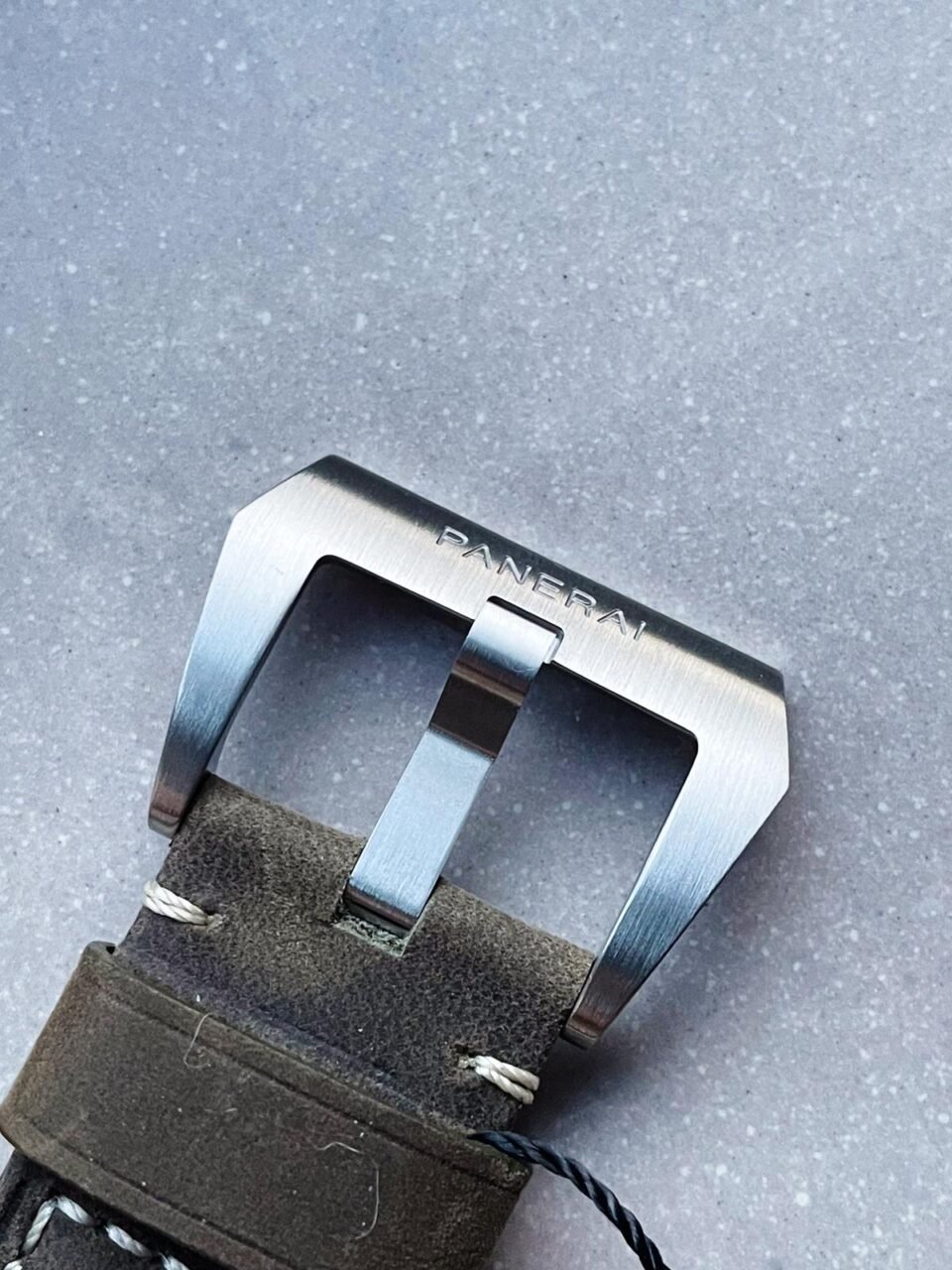 PAM 1314 VSF 1:1 Best Edition White Dial on Gray Asso Strap P.9010 - Image 7