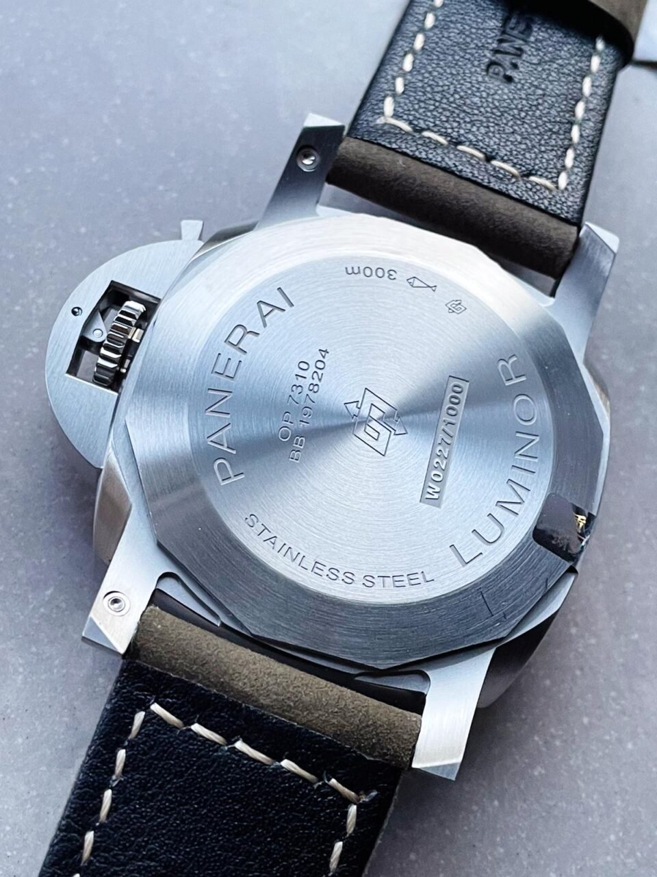 PAM 1314 VSF 1:1 Best Edition White Dial on Gray Asso Strap P.9010 - Image 6