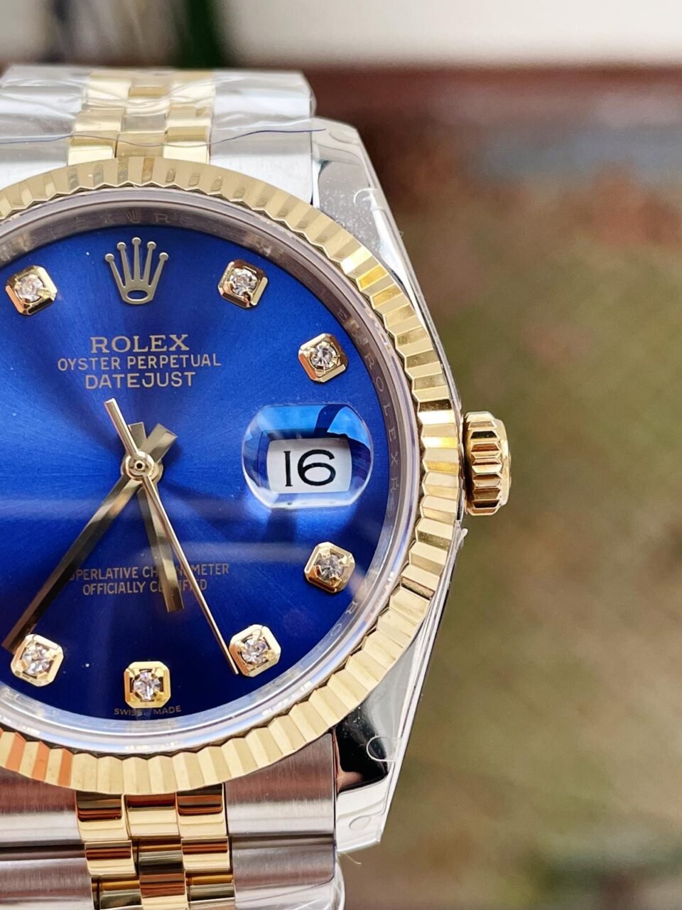 DateJust 31mm Ladies 278289 BPF Blue /gold Dial 316L steel A2836 movement - Image 4