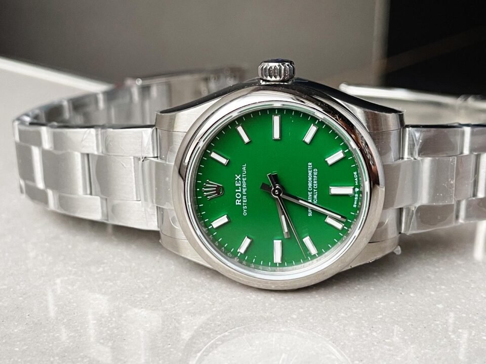 Oyster Perpetual 31mm 277200 EWF Best Edition GREEN Dial on SS Bracelet 6T15 - Image 4