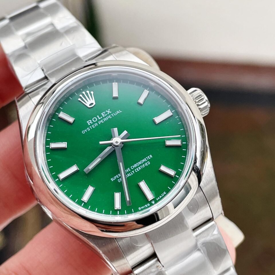 Oyster Perpetual 31mm 277200 EWF Best Edition GREEN Dial on SS Bracelet 6T15