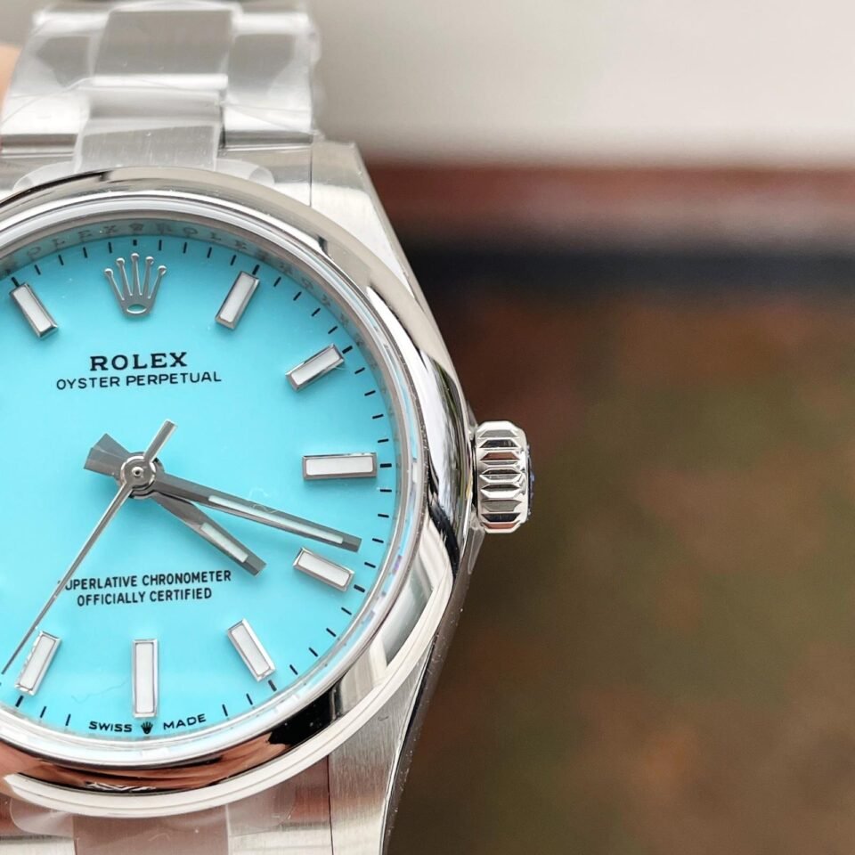 Oyster Perpetual 31mm 277200 EWF Best Edition LIGHT BLUE Dial on SS Bracelet 6T15 - Image 4