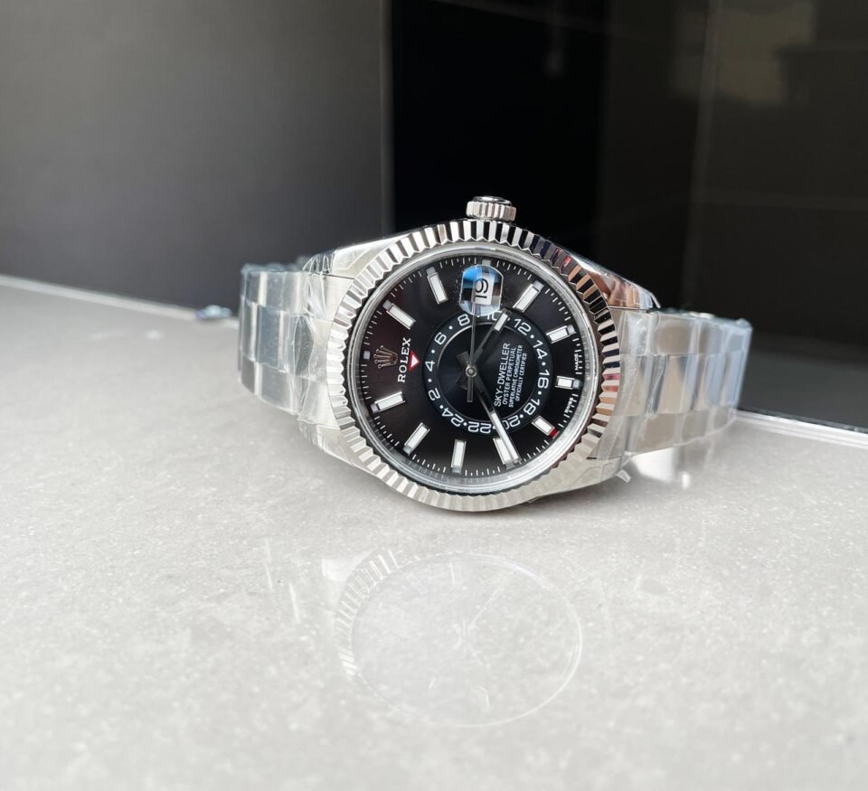 Sky-Dweller 326934 SS Noob 1:1 Best Edition Black Dial on SS Bracelet A23J - Image 2