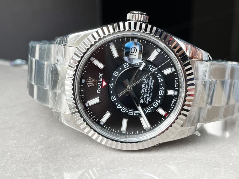 Sky-Dweller 326934 SS Noob 1:1 Best Edition Black Dial on SS Bracelet A23J - Image 3