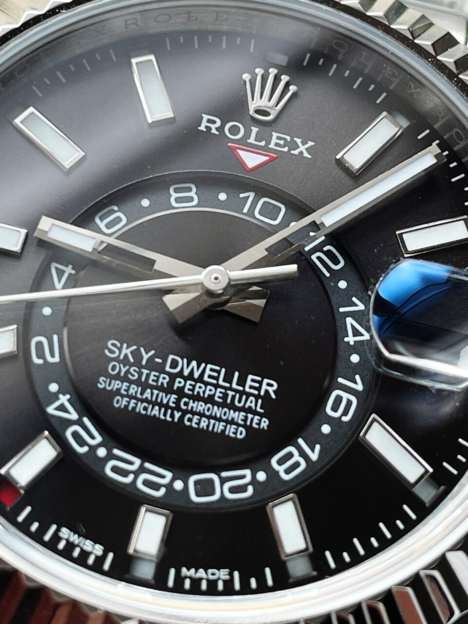 Sky-Dweller 326934 SS Noob 1:1 Best Edition Black Dial on SS Bracelet A23J - Image 7