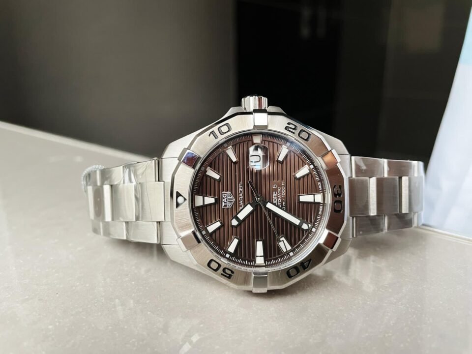 OGF AQUARACER CALIBRE 5 BROWN face SS ceramic bezel SS strap - Image 2