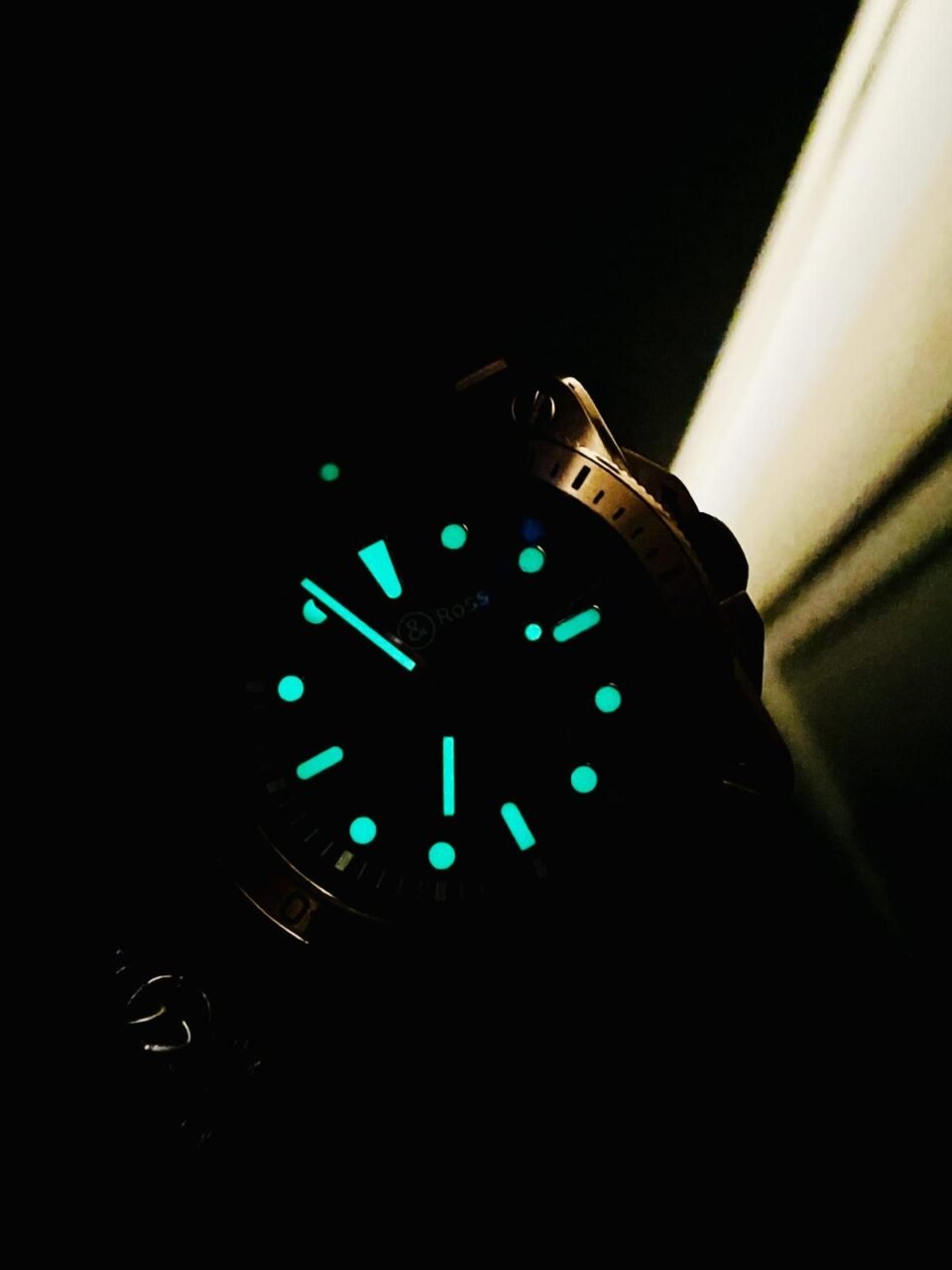 BR 03-92 Diver RG Black Dial on Rubber Strap MIYOTA 9015 - Image 4