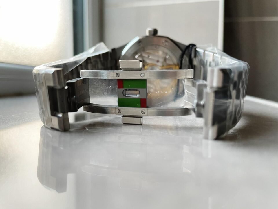 Royal Oak 41mm 15500 SS ZF 1:1 Best Edition White Textured Dial on SS Bracelet A4302 V2 - Image 12