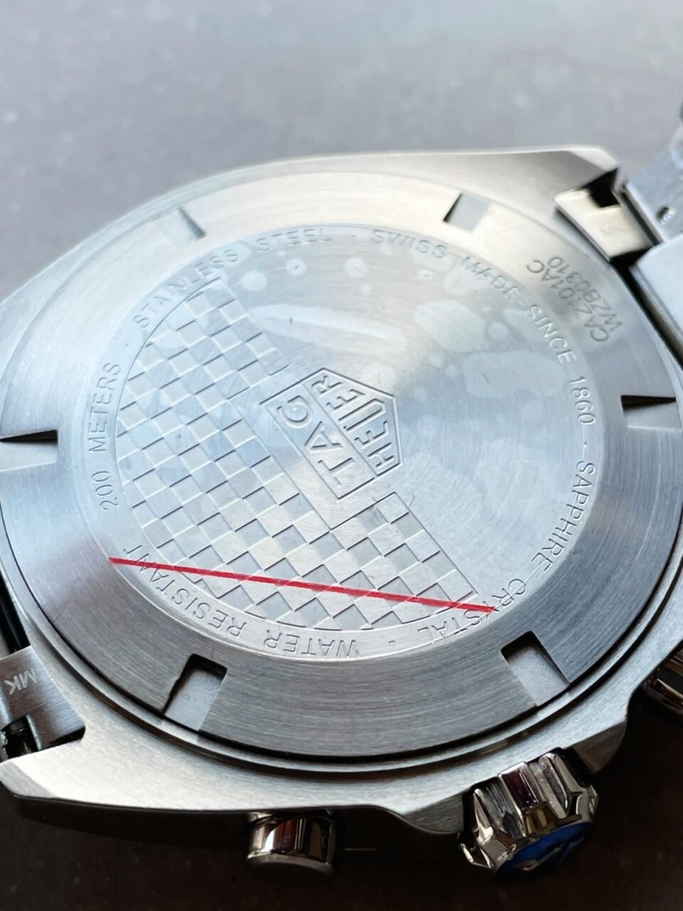Formula 1 TAG Black dial silver SS strap OGF - Image 7
