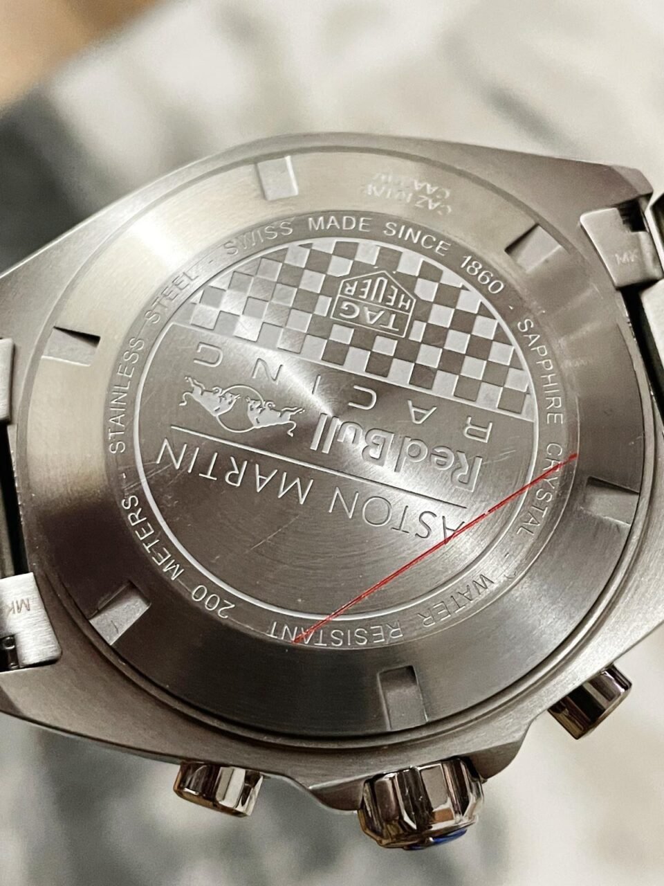 Formula 1 TAG Blue dial Blue ceramic bezel silver SS strap OGF Redbull - Image 10