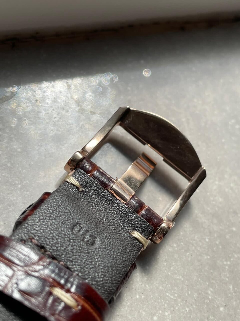 PAM1042 Luminor Due RG VSF Best Edition White Dial on Brown Leather Strap - Image 13