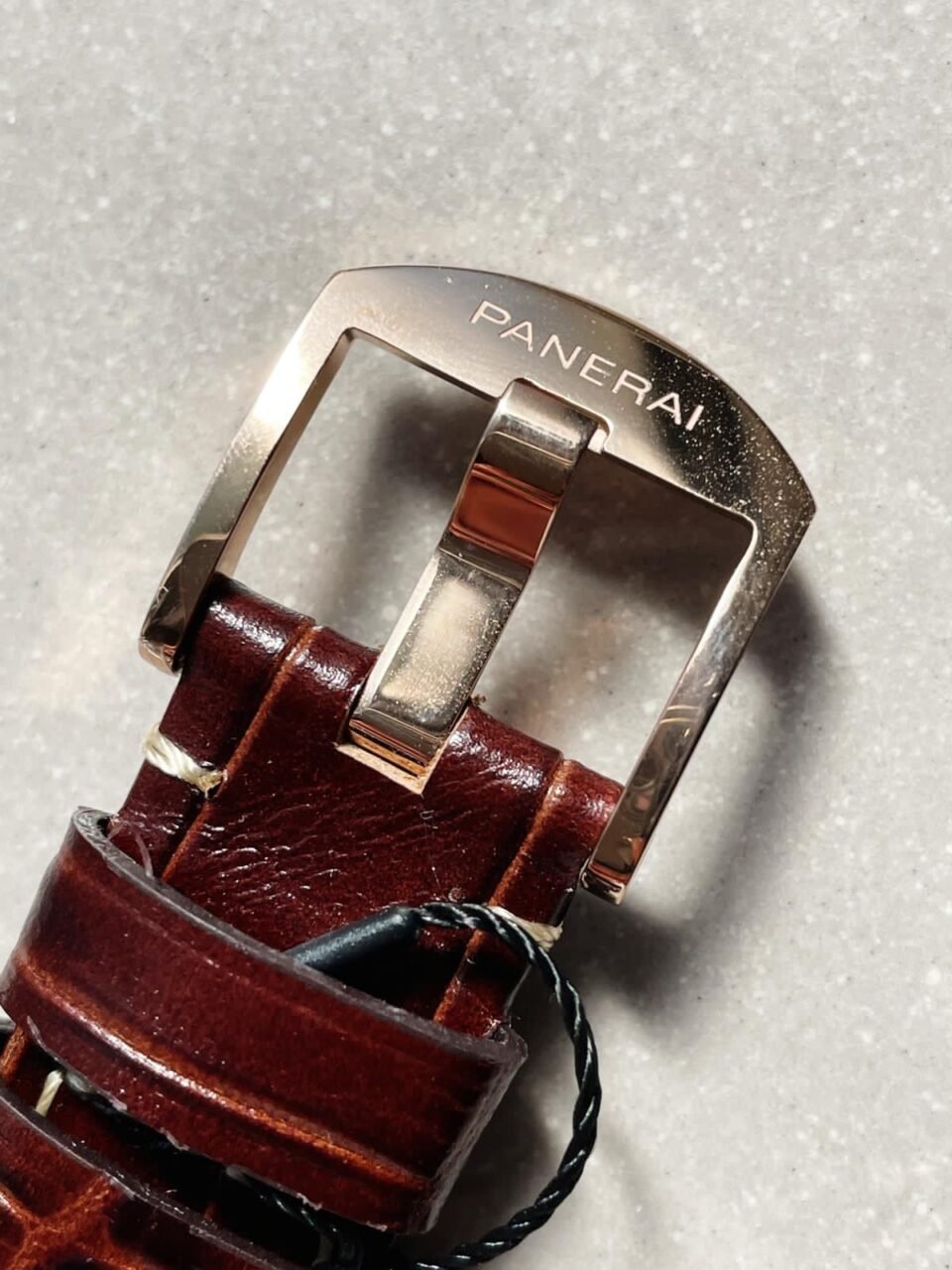 PAM1042 Luminor Due RG VSF Best Edition White Dial on Brown Leather Strap - Image 12