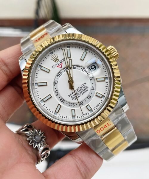 Sky-Dweller 326934 SS Noob 1:1 Best Edition White Dial on SG SS Bracelet A23J  £330.00