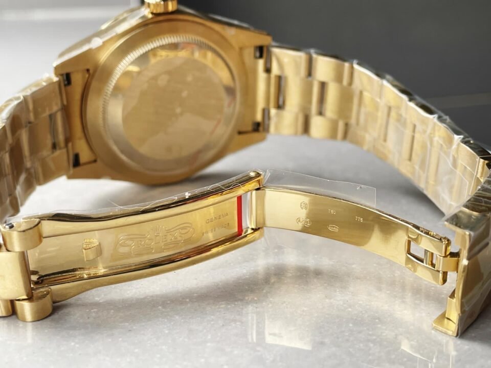Sky-Dweller 326934 SS Noob 1:1 Best Edition Gold Dial on Gold plated SS Bracelet A23J  £330.00 - Image 9