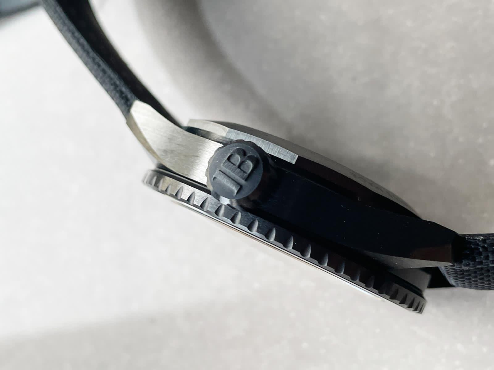 Fifty Fathoms Bathyscaph Green Ceramic ZF 1:1 Best Edition Green Dial on Black Sail-Canvas Strap A1315 - Image 8