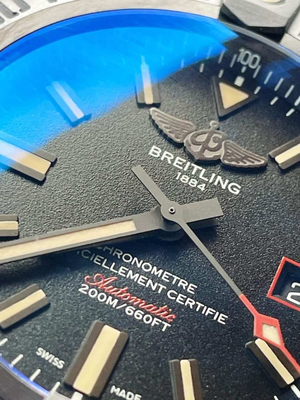AVENGER BLACKBIRD 44MM DLC GF 1:1 BEST EDITION TITANIUM CASE BLACK DIAL ON BLACK RUBBER STRAP A2824 V4 - Image 7