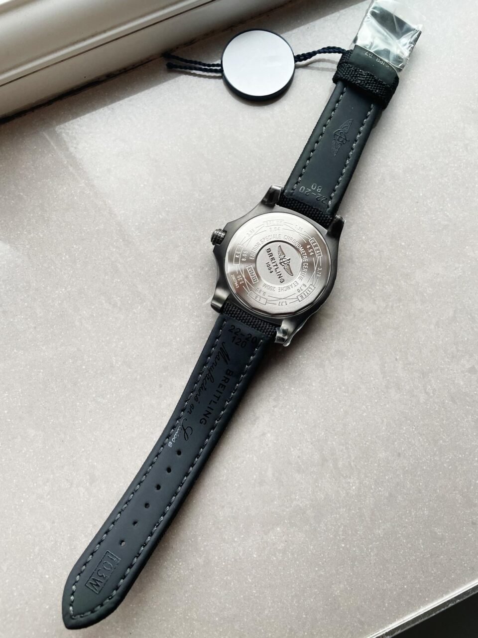 AVENGER BLACKBIRD 44MM DLC GF 1:1 BEST EDITION TITANIUM CASE BLACK DIAL ON BLACK RUBBER STRAP A2824 V4 - Image 12