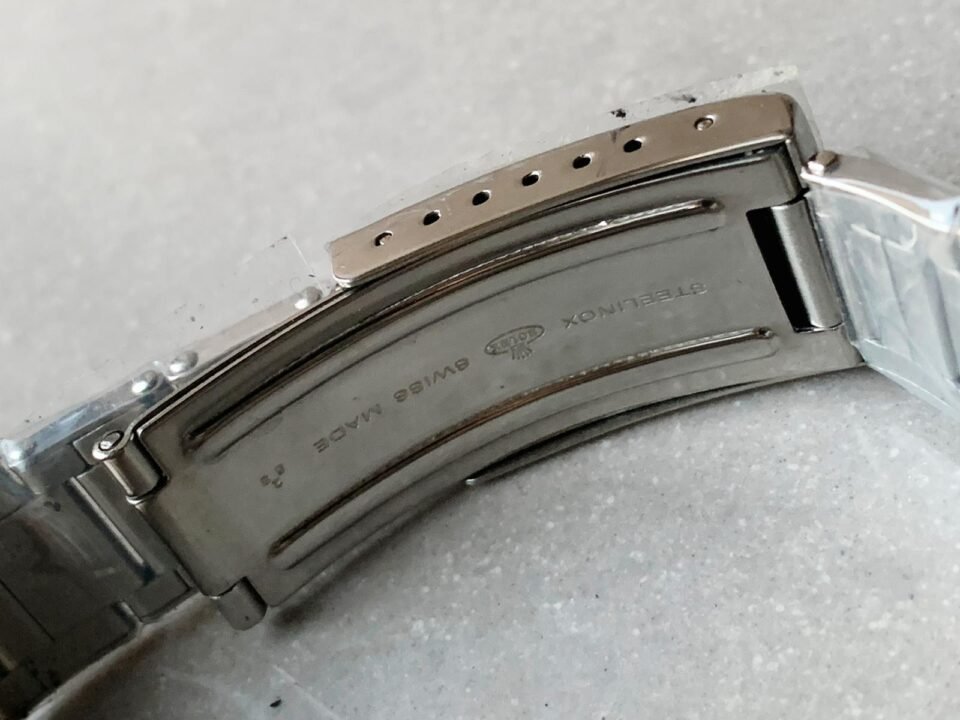 Vintage GMT Master 6542 Black/Red Bezel White Dial on SS Bracelet A2836 - Image 8