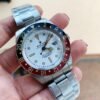 Vintage GMT Master 6542 Black/Red Bezel White Dial on SS Bracelet A2836