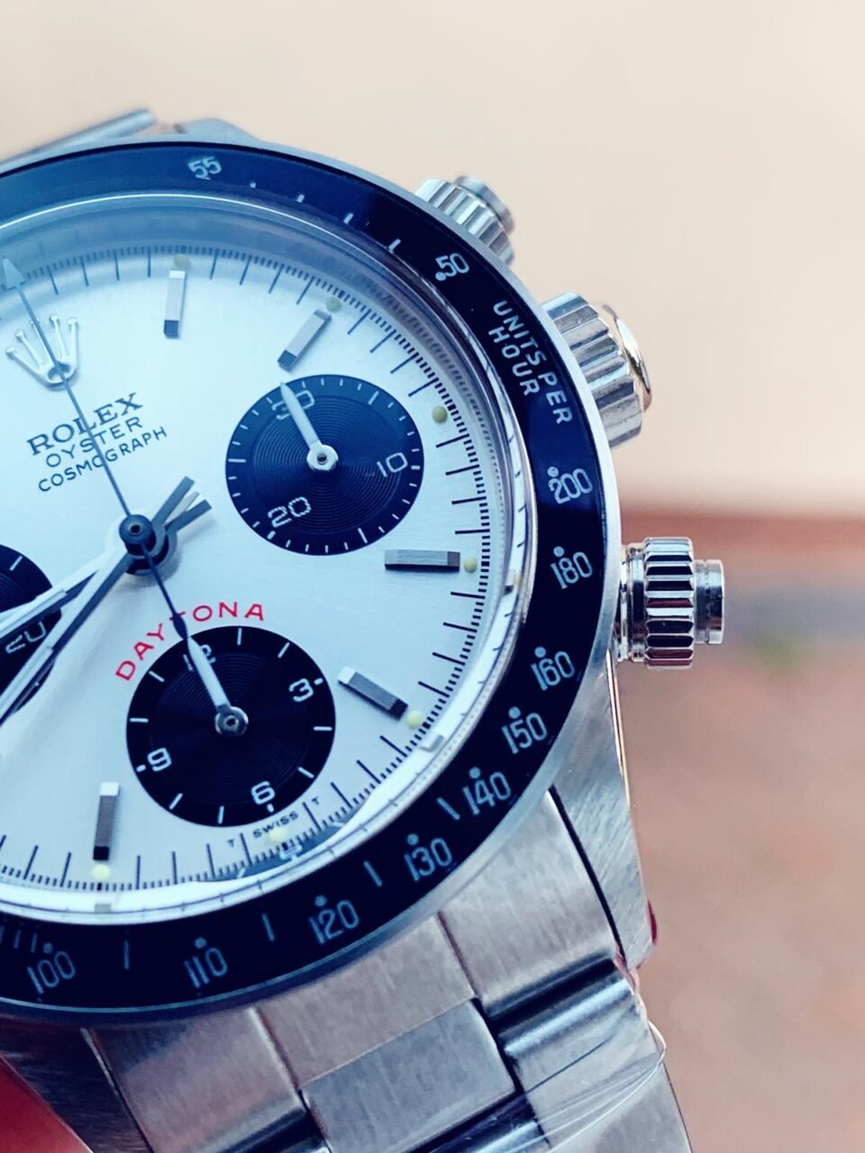 VINTAGE Daytona 6263 SS White Dial 2 on Bracelet Venus 75 - Image 2