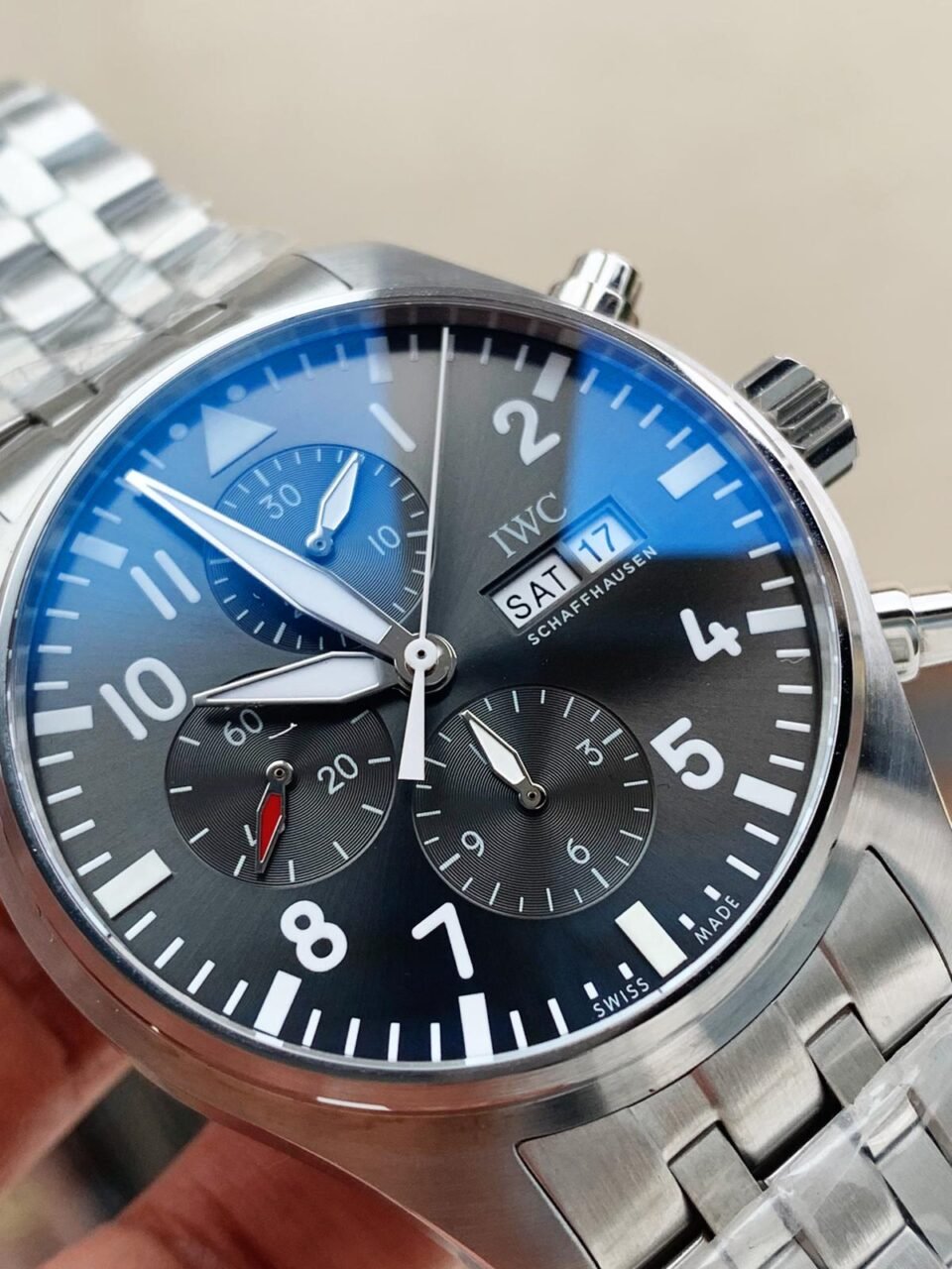 Pilot Chrono IW377717 "Le Petit Prince" 2016 V6F 1:1 Best Edition on New SS Bracelet A7750 - Image 2