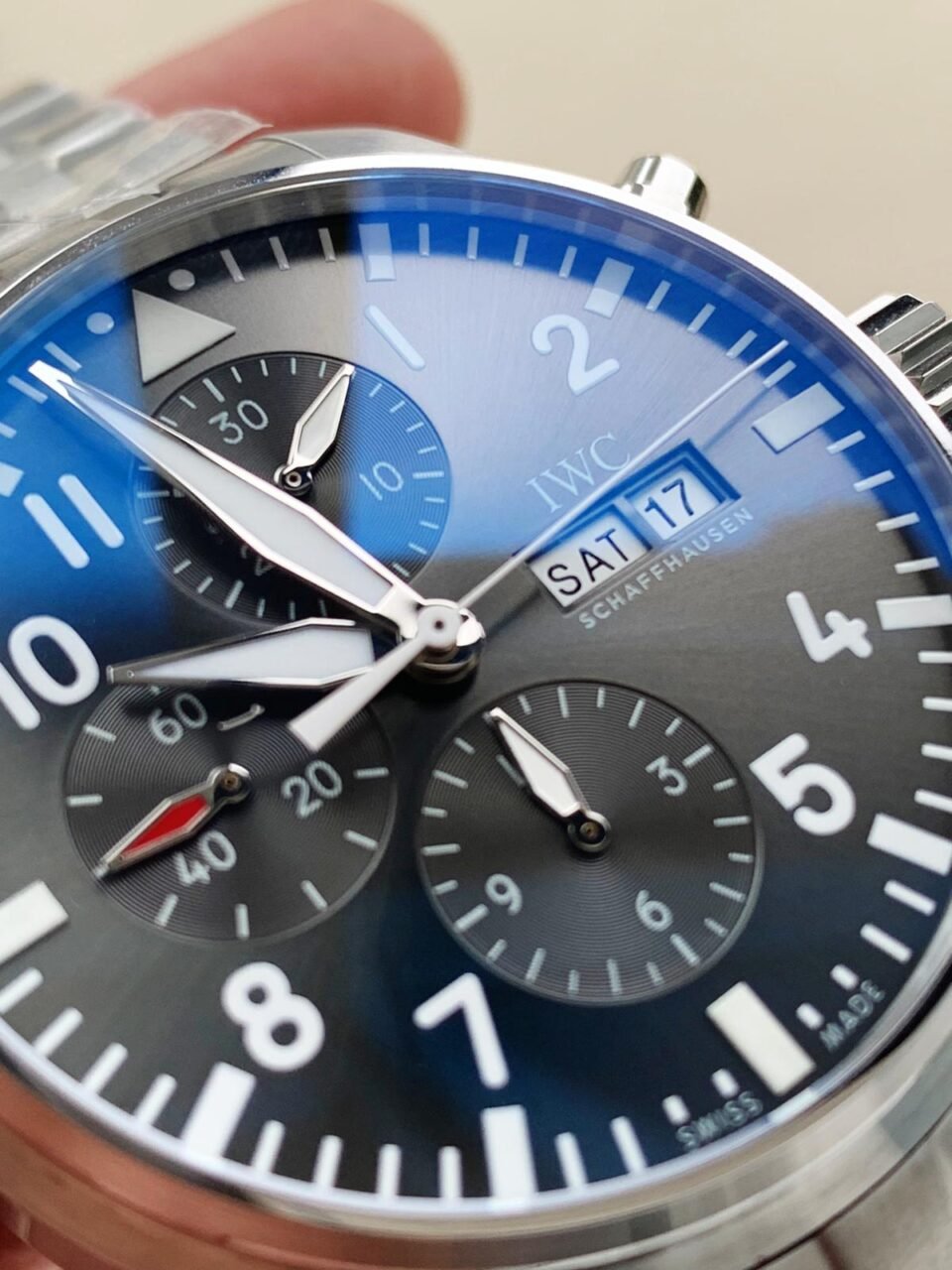 Pilot Chrono IW377717 "Le Petit Prince" 2016 V6F 1:1 Best Edition on New SS Bracelet A7750 - Image 3