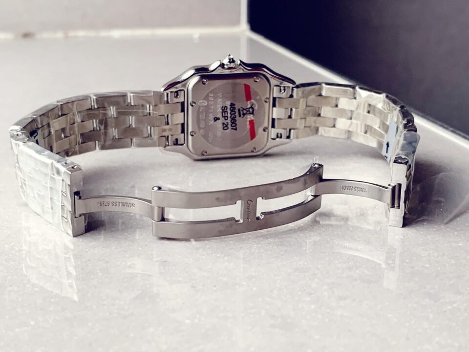 Panthère Secrete Ladies SS GF 1:1 Best Edition White Dial Diamonds Bezel on SS Bracelet Swiss Ronda Quartz - Image 9