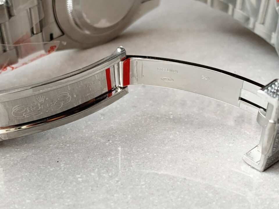 OYSTER PERPETUAL 41mm 904L SS MOISSANITE DIAMONDS BRACELET AND DIAL A2824 iced out - Image 9
