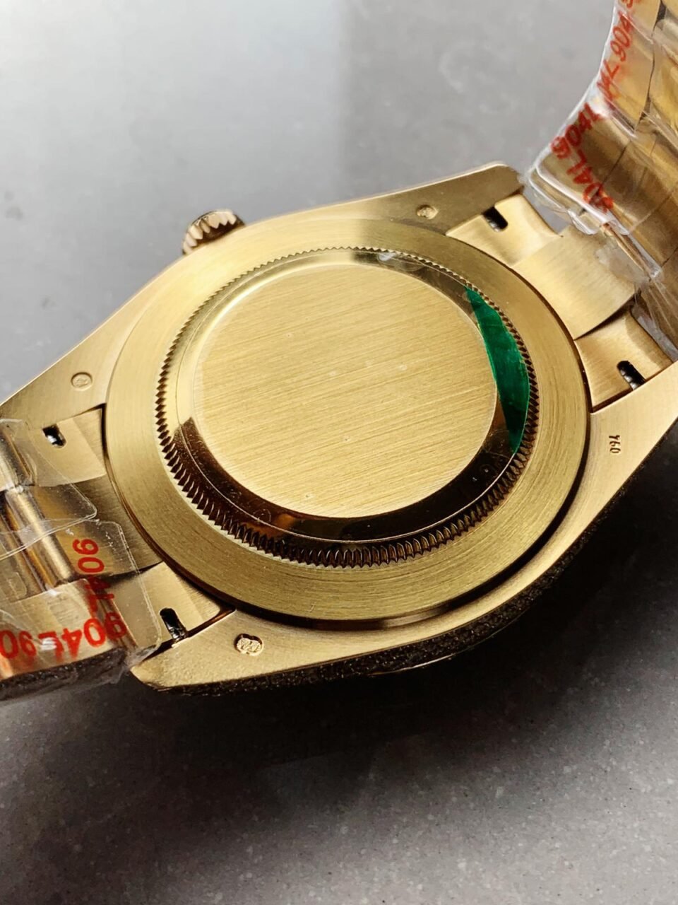 OYSTER PERPETUAL 41mm 904L SS SILVER/GOLD MOISSANITE DIAMONDS BRACELET AND DIAL A2824 iced out - Image 7