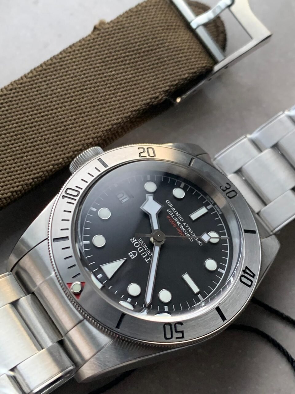 Heritage Black Bay Steel 2017 ZF 1:1 Best Edition on SS Bracelet A2824 - Image 6