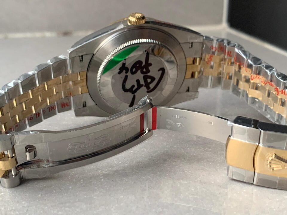 New DateJust 41 126334 SS/YG REF 1:1 Best Edition Gray Dial Green Roman Markers on Jubilee Bracelet A3235 - Image 9