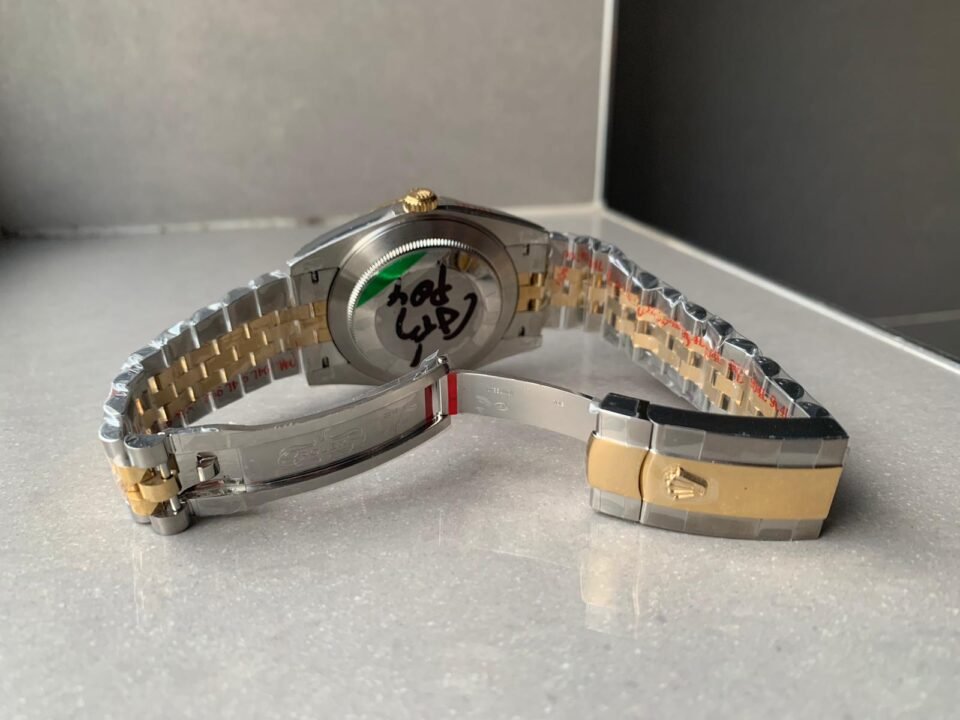 New DateJust 41 126334 SS/YG REF 1:1 Best Edition Gray Dial Green Roman Markers on Jubilee Bracelet A3235 - Image 8