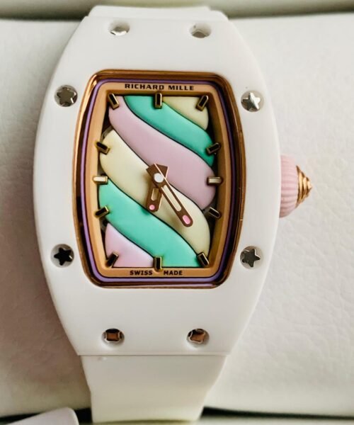 RM07-03 Candy Watch OXF Best Edition Colourful Dial on White Rubber Strap MIYOTA 6T51