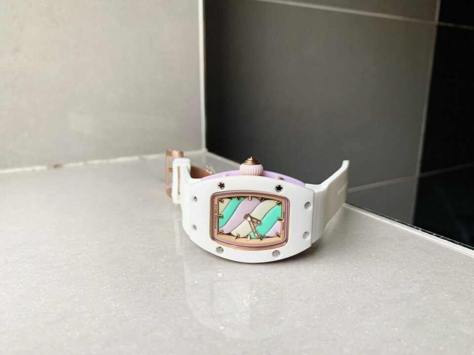RM07-03 Candy Watch OXF Best Edition Colourful Dial on White Rubber Strap MIYOTA 6T51 - Image 4