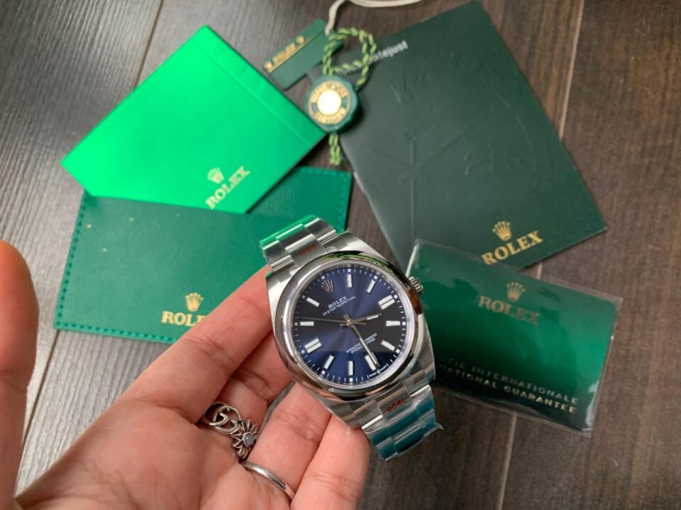 OYSTER PERPETUAL EW FACTORY BRIGHT BLUE dial 41MM Asian 3230 automatic movement - Image 5