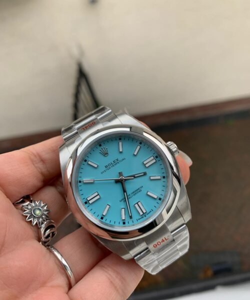 OYSTER PERPETUAL EW FACTORY TURQUOISE DIAL 41MM Asian 3230 automatic movement