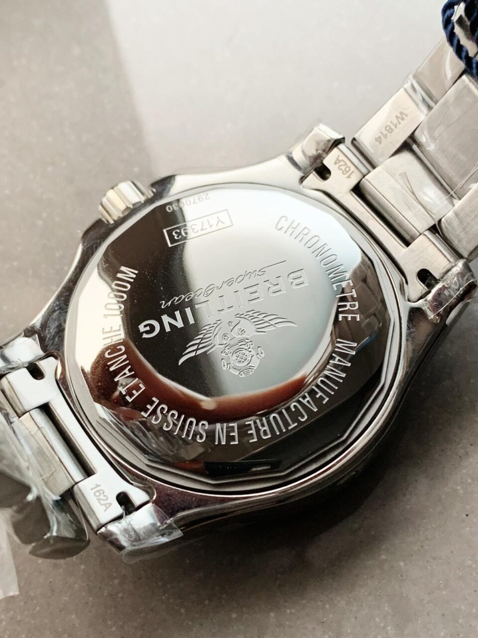 Superocean 44mm Special GF 1:1 Best Edition Black Dial on SS Bracelet A2824 - Image 6