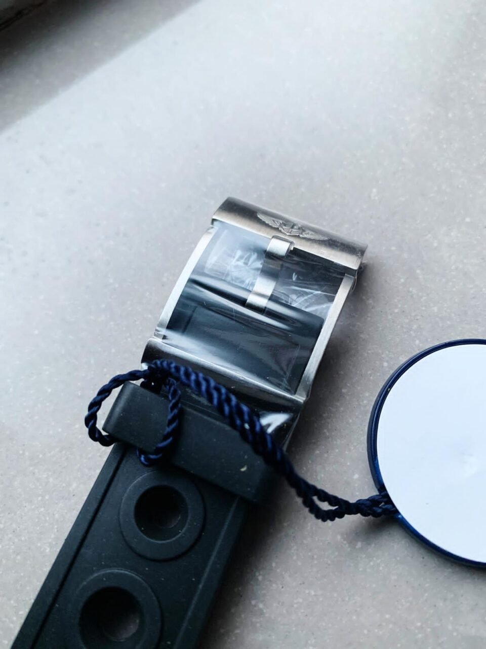 SuperOcean II 44mm GF 1:1 Best Edition Black Dial on Black Rubber Strap A2824 - Image 9