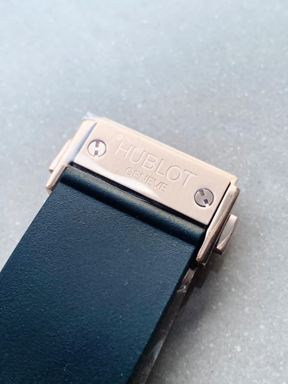 Big Bang Tourbillon Automatic ICED OUT 18K GOLD PLATED Textured Dial on Black Rubber Strap - Image 12