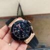 Big Bang 44mm Rose Gold Ceramic Black CF Dial on Black Gummy Strap