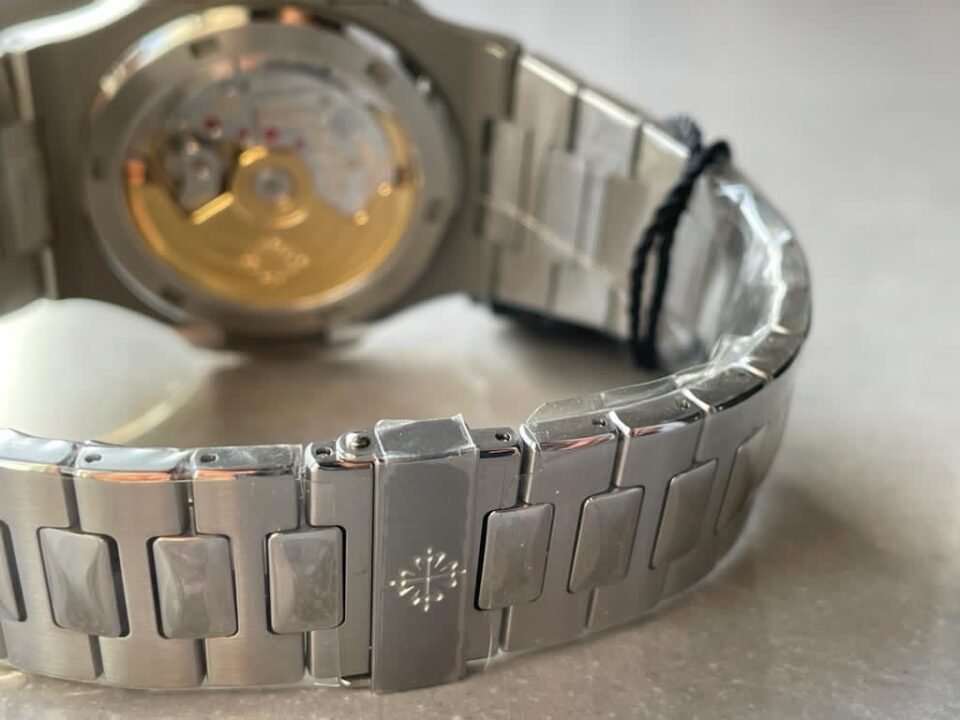 Nautilus 5711 PPF 1:1 Best Edition Gray Textured Dial on SS Bracelet 324CS - Image 7