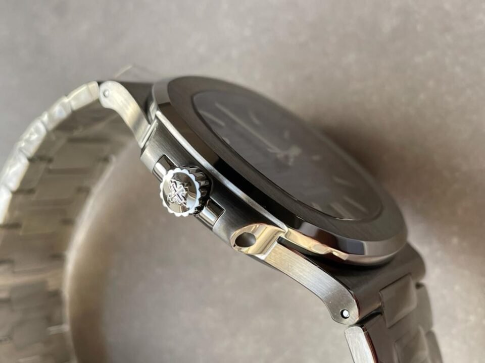 Nautilus 5711 PPF 1:1 Best Edition Gray Textured Dial on SS Bracelet 324CS - Image 6
