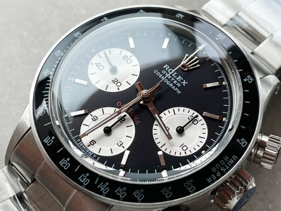 VINTAGE Daytona 6263 SS Black Dial 2 on Bracelet Venus 75 - Image 4