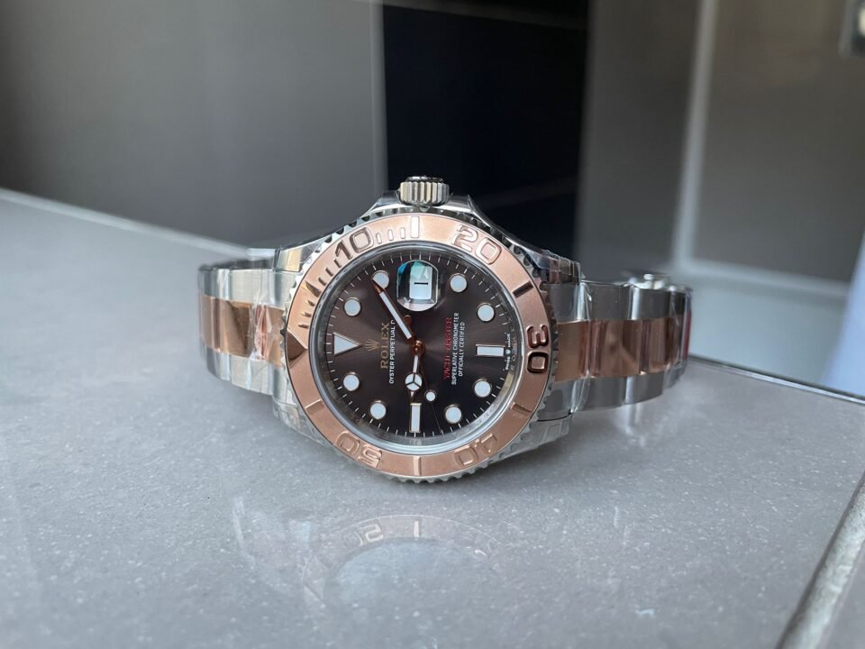 Yacht-Master 126621 904L/RG VSF 1:1 Best Edition Brown Dial On 904L/RG Bracelet VS3235 - Image 6