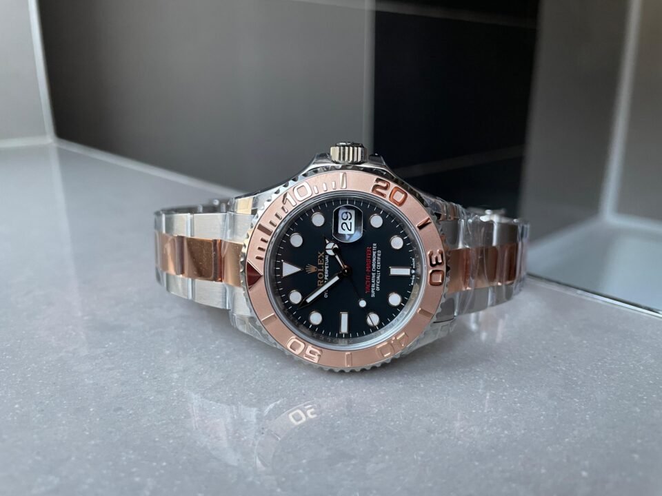 Yacht-Master 126621 904L/RG VSF 1:1 Best Edition Black Dial On 904L/RG Bracelet VS3235 - Image 5