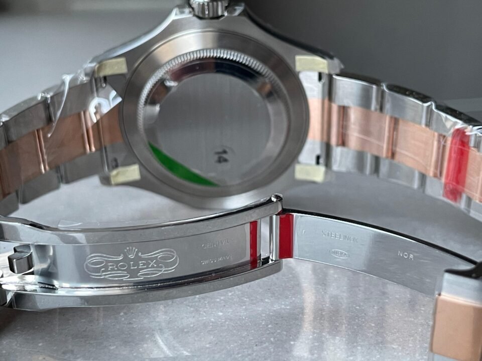 Yacht-Master 126621 904L/RG VSF 1:1 Best Edition Black Dial On 904L/RG Bracelet VS3235 - Image 7