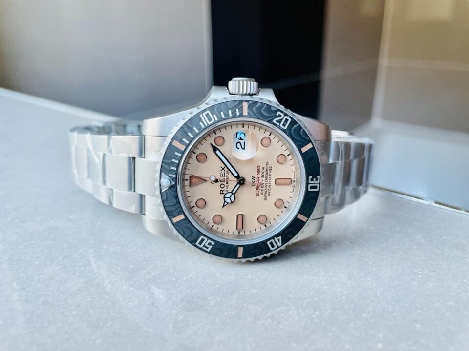 Submariner DiW "Dune" 904L SS Yellow Dial on SS Bracelet VSF VS3135 - Image 5