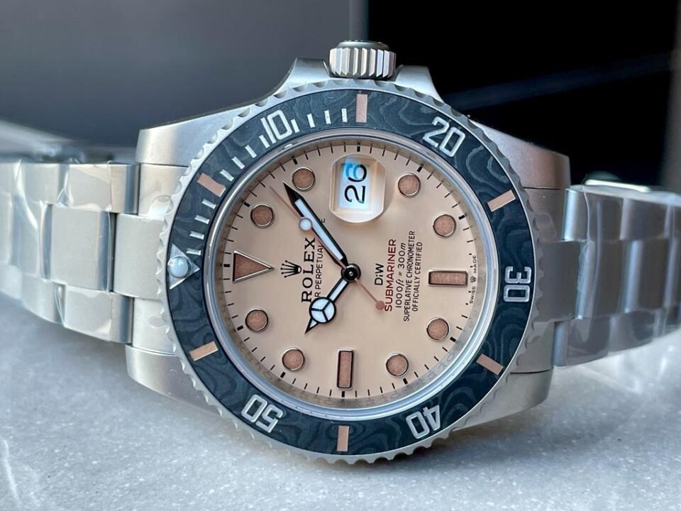 Submariner DiW "Dune" 904L SS Yellow Dial on SS Bracelet VSF VS3135 - Image 4