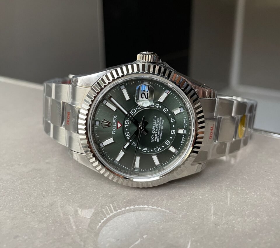 Sky-Dweller 326935 SS Green Dial on SS Jubilee Bracelet Noob Asian 23J - Image 5